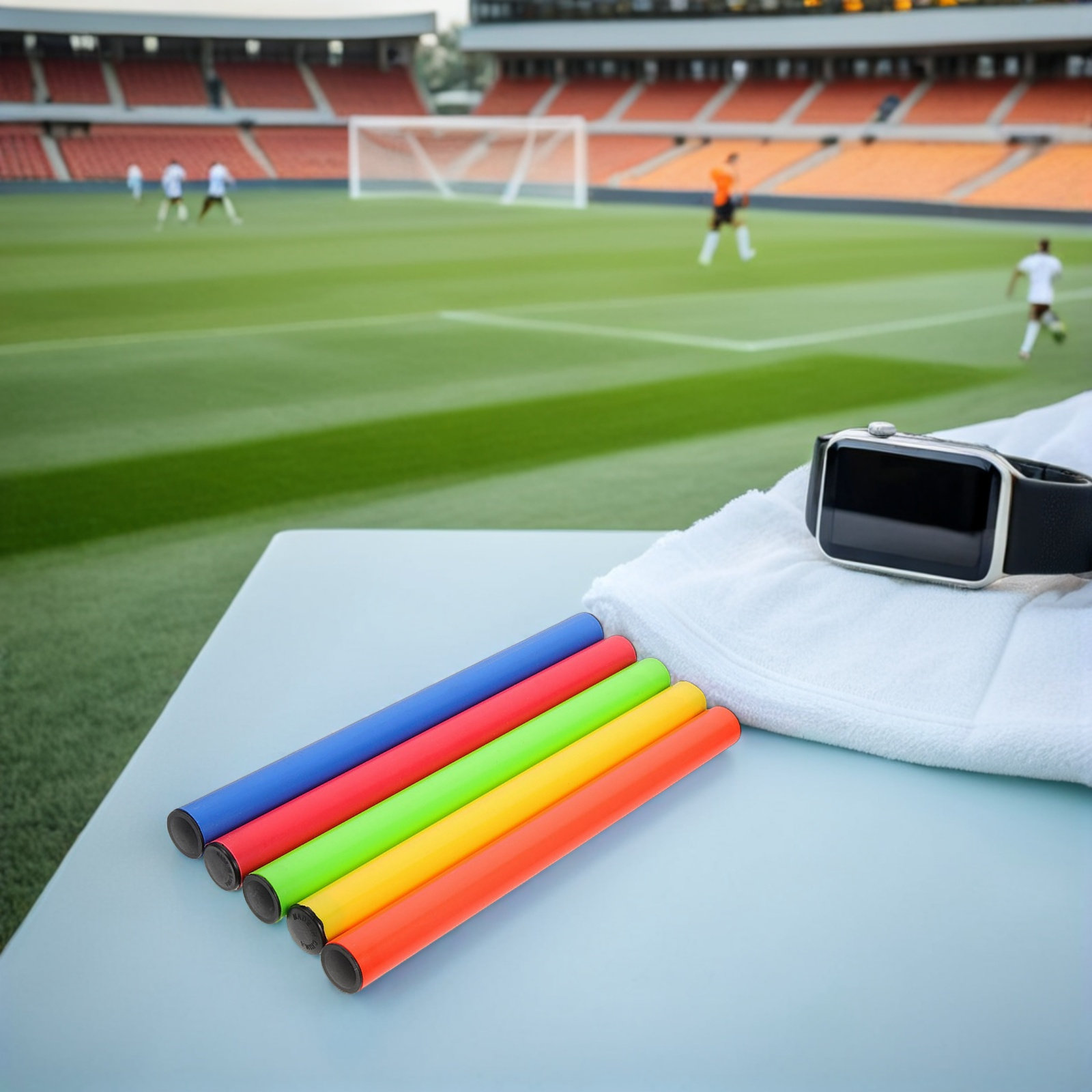 Sports Equipment In School - 15 Buah Tongkat Relai Plastik Ringan