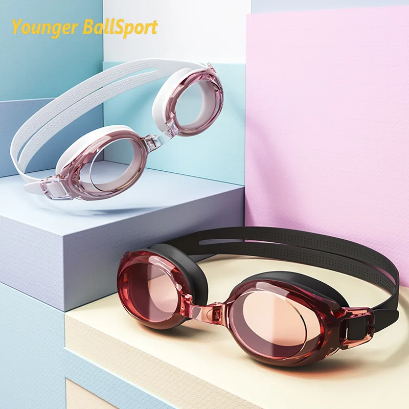 Swimming Goggles Anti Fog - Kacamata Renang Miopia untuk Wanita Topi