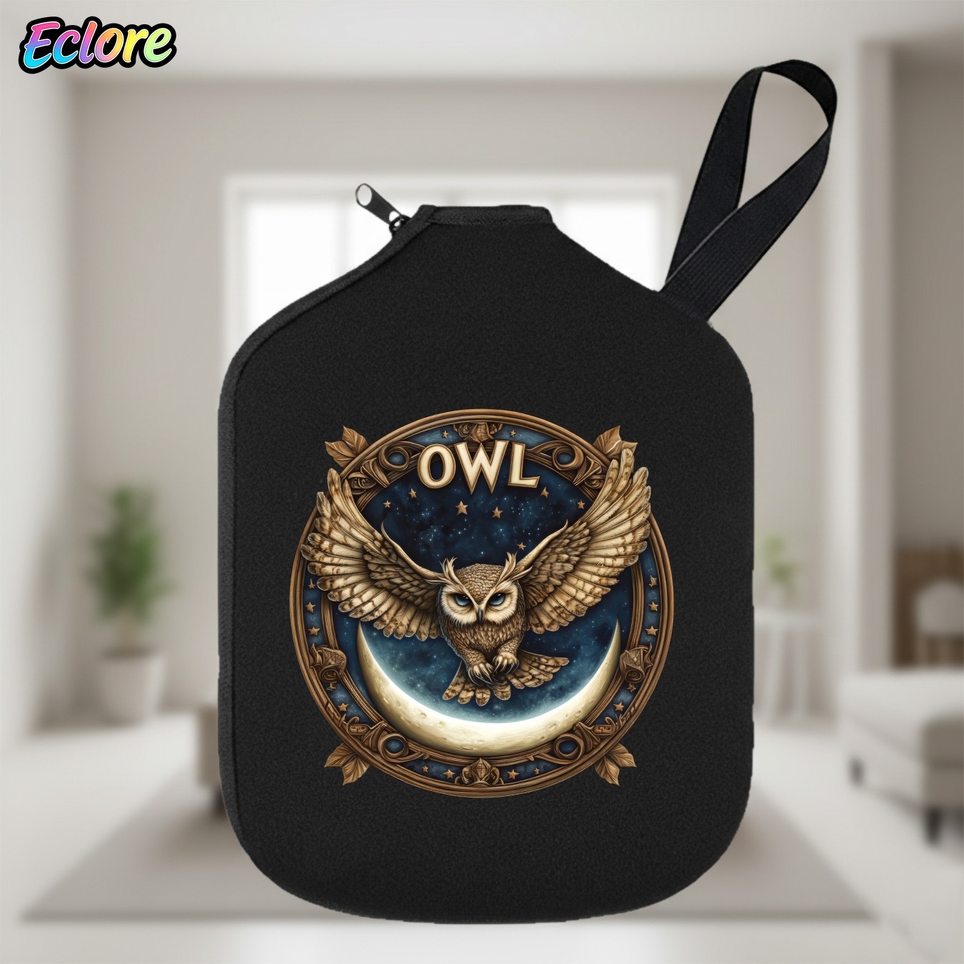 Pickleball Paddle - Casing Penutup Raket Pickleball Vintage Owl