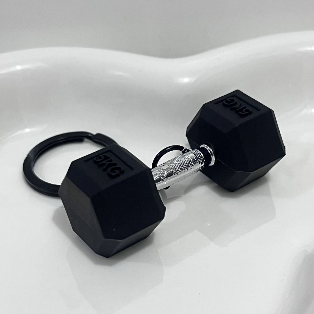 Sports Equipment In School - Gantungan Kunci Dumbbell Peralatan Kebugaran, Ornamen