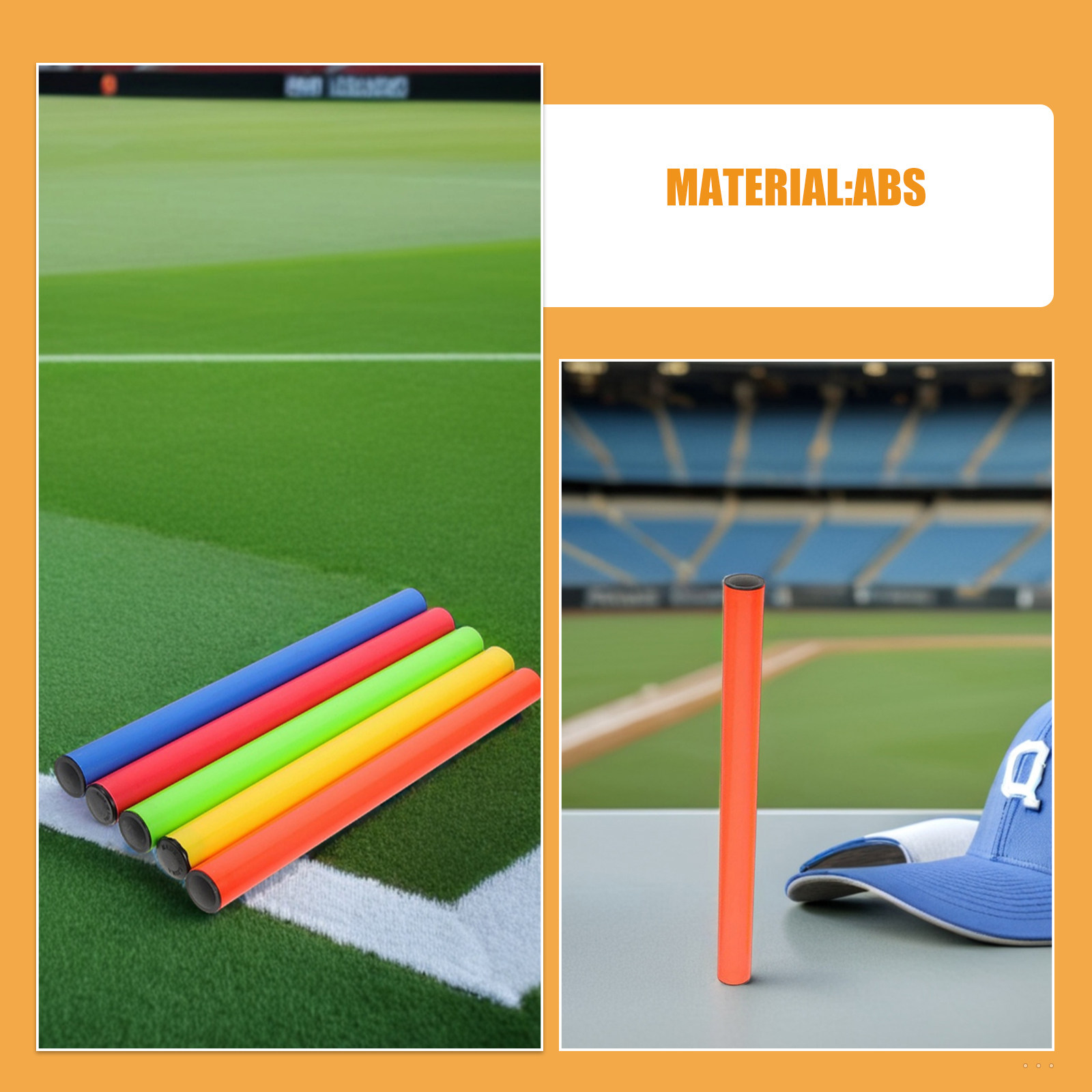 15 Buah Tongkat Relai Plastik  - Sports Equipment In School ulasan dan harga