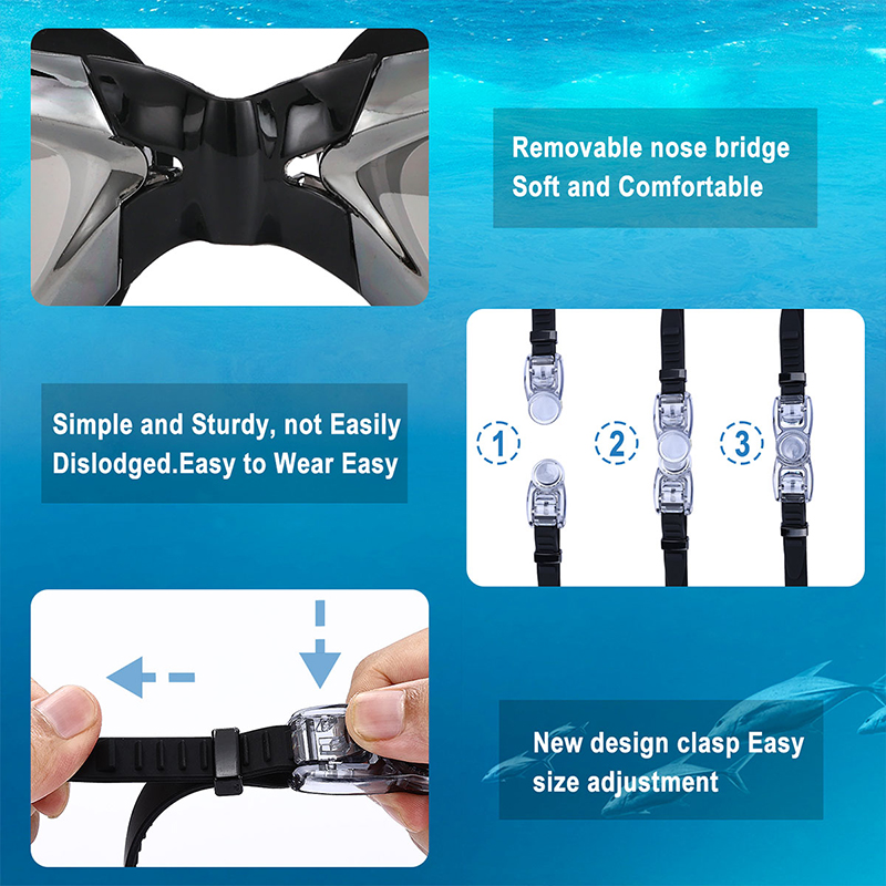 Kacamata renang dewasa, kacama - Swimming Goggles Anti Fog ulasan dan harga